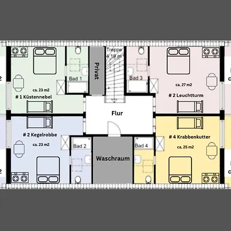 Haus Zwischen Den Wehlen Bei Buesum, 16 Personen * Westerdeichstrich